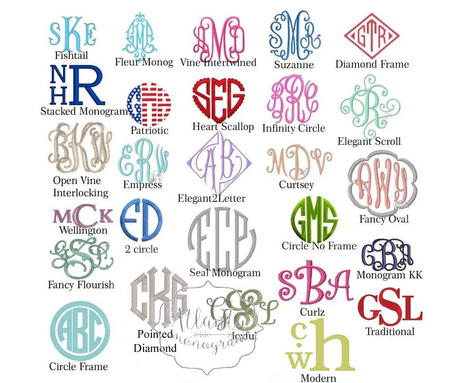 Monogrammed Flamingo Cosmetic Bag